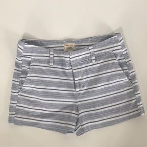 GAP Blue and White Striped Shorts
